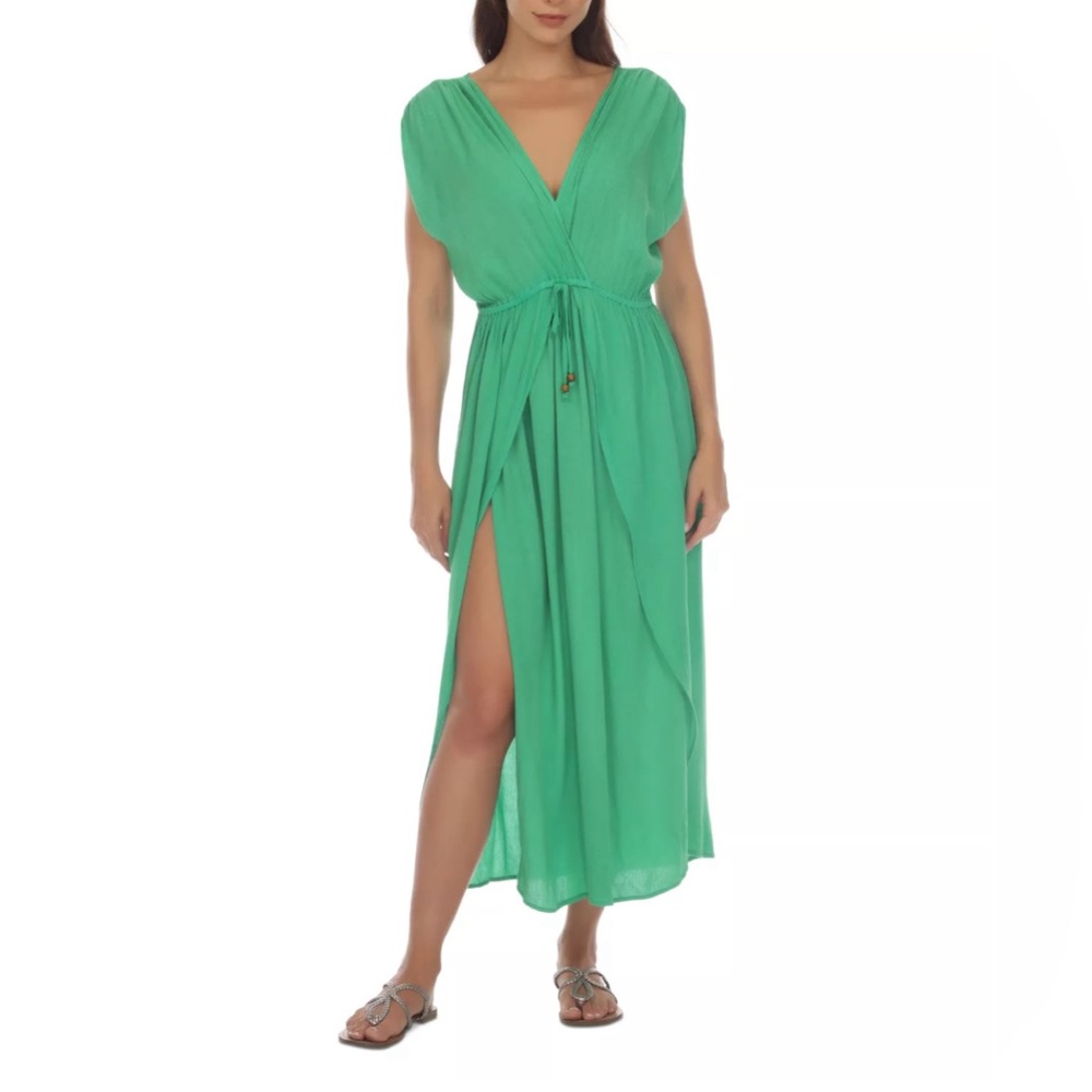 FRONT SLIT COVER-UP DRESS